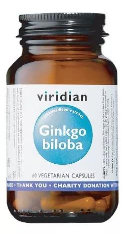 Viridian Extrait de Ginkgo Biloba 60 Gélules