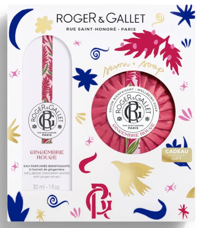 Roger&amp;Gallet Gingembre Rouge Eau Parfumée 30 ml + Savon Parfumé 100 gr