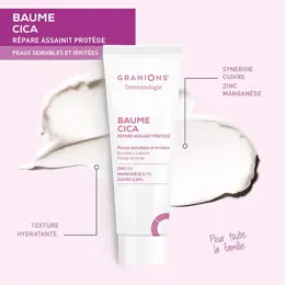 GRANIONS Baume CICA Crème Cicatrisante - Bébés et Adultes -Visage &Corps 40mL