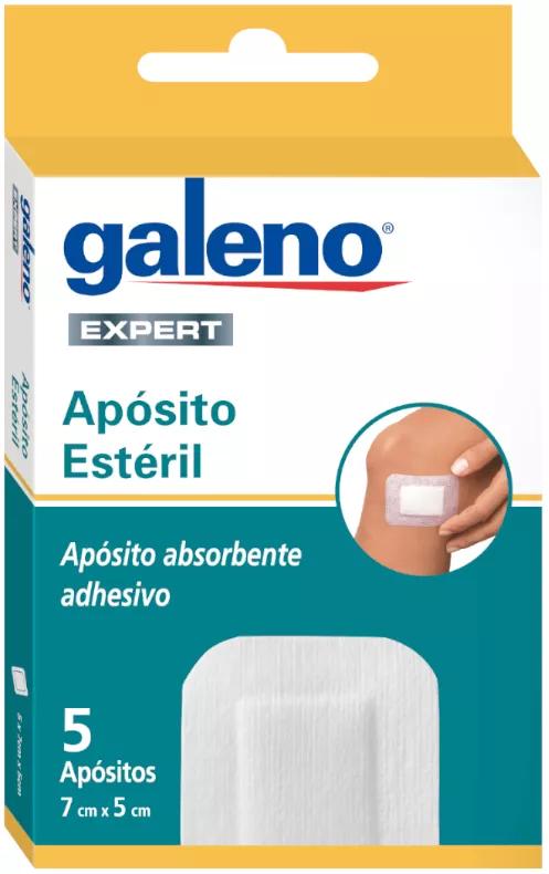 Galeno Expert sterile Verbände 7,5 x 5 cm 5 Einheiten