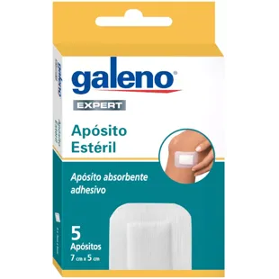 Galeno Expert sterile Verbände 7,5 x 5 cm 5 Einheiten
