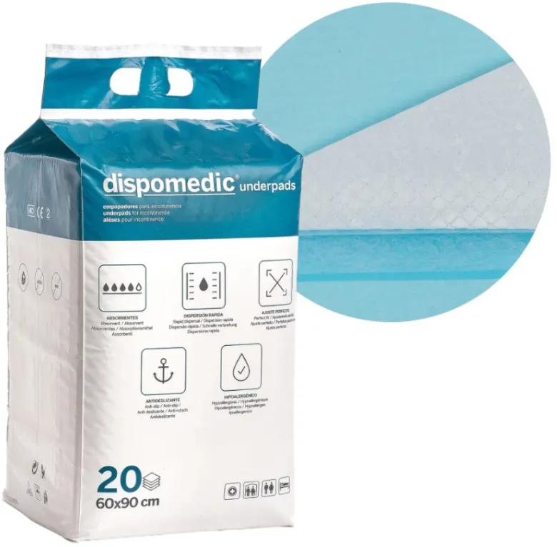 Dispomedic Disposable Absorbent Pad 60x90cm 20 pcs