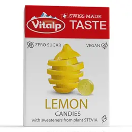 VITALP - Bonbons sans sucre - Citron 25g