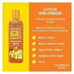 Creme of Nature, CNI, Shampoing ultra-hydratant à la mangue, 354ml