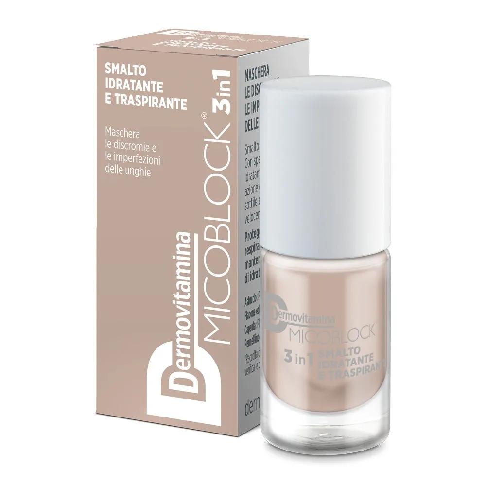 Dermovitamina Micoblock 3in1 Smalto Idratante Traspirante Beige 5 ml