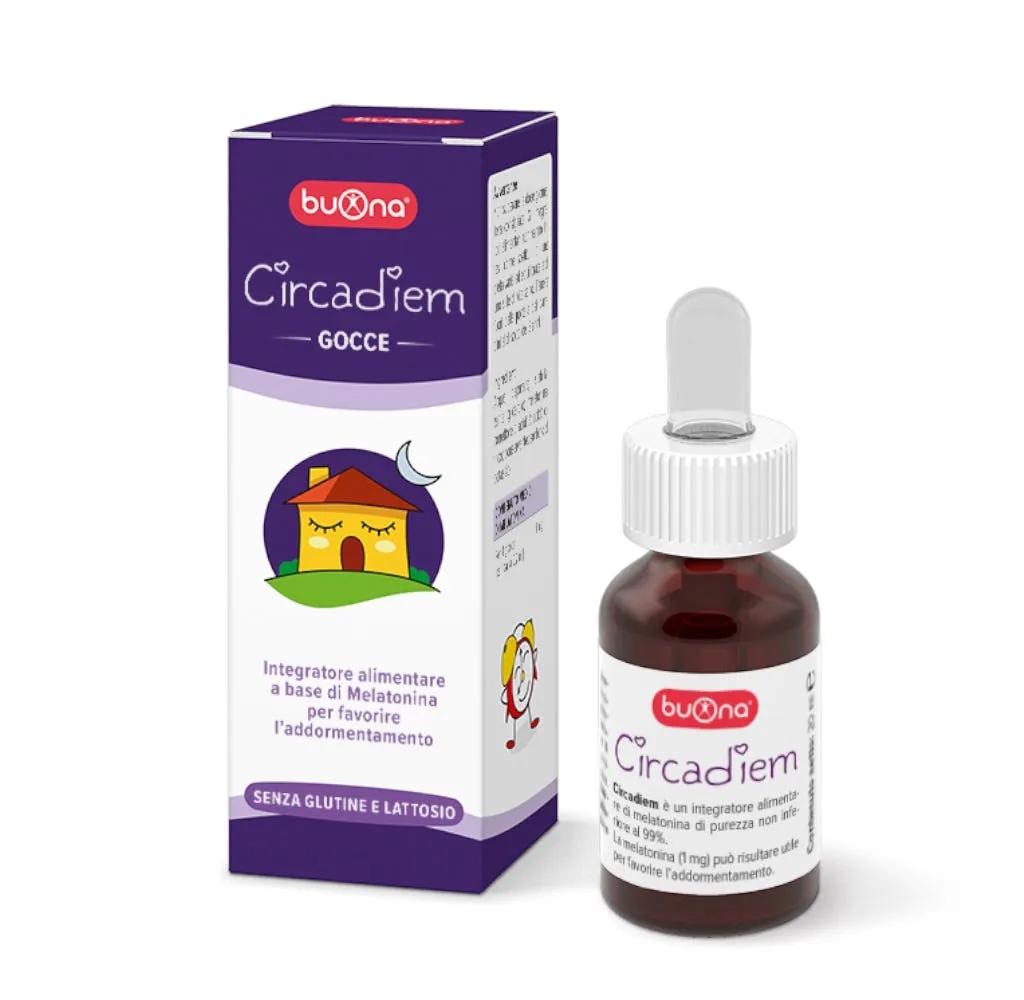 Buona Circadiem Integratore di Melatonina Pura Per Sonno e Ansia 20 ml