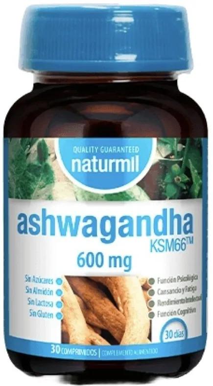 Naturmil Ashwagandha KSM-66 600mg 30 Tablets