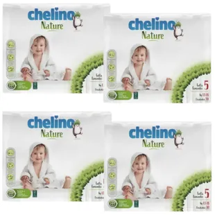 Chelino Nature Diapers Size 5 (13-18 Kg) 4x30 units