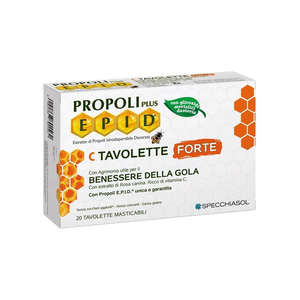 Specchiasol Epid C Tavolette Forte Integratore benessere Gola 20 Tavolette