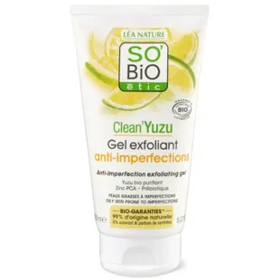 So Bio Étic Clean Yuzu Anti-Imperfections Exfoliating Gel 150 ml