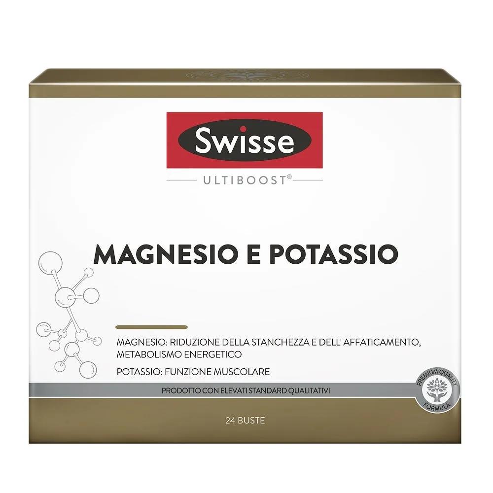 Swisse Magnesio e Potassio Integratore Sali Minerali 24 Bustine