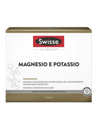 Swisse Magnesio e Potassio Integratore Sali Minerali 24 Bustine