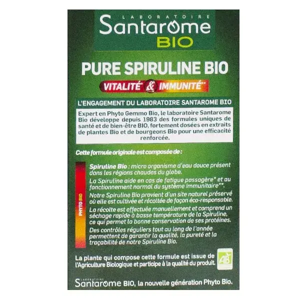 Santarome Bio Spirulina Pura 90 compresse