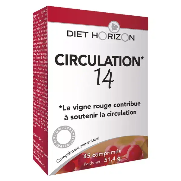 Diet Horizon Circulation 14 45 comprimés