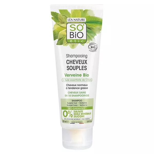 So'Bio Étic Cheveux Souples Shampoing Verveine & Huile Essentielle de Citron Bio 250ml