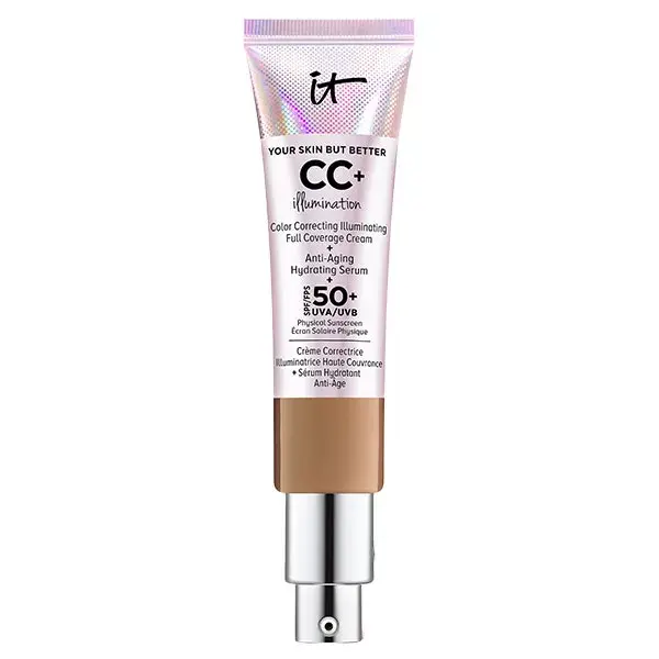 IT Cosmetics Foundation Your Skin But Better CC+ Illumination Cream Illuminator SPF50+ Deep 32ml