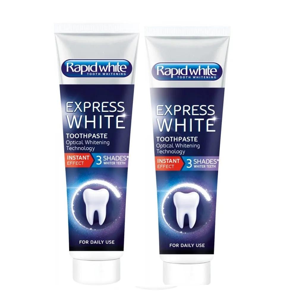 Bionike Rapid White Dentifricio Express White Sbiancante PROMO BIPACCO 75+75 ml