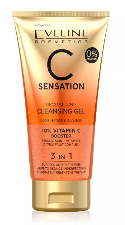 Eveline C Sensation Cleansing Gel 3 in 1 150 ml