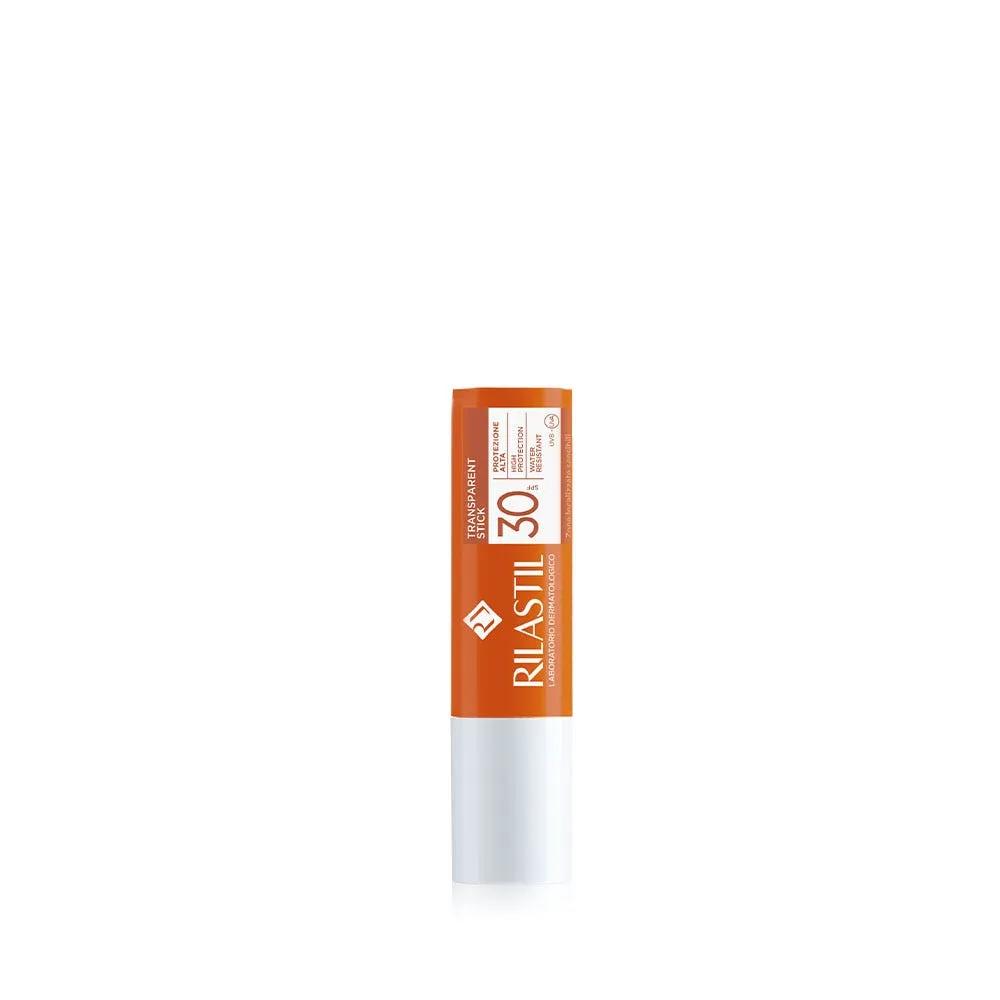 Rilastil Sun System Stick Trasparente SPF 30 Zone Sensibili Viso 4 ml