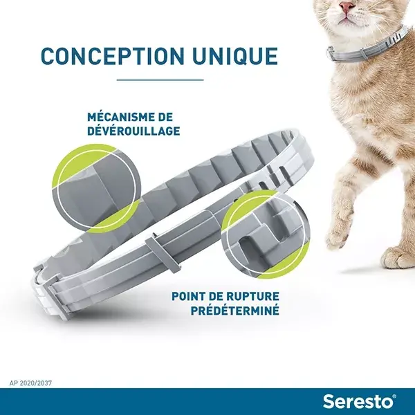 Seresto Chat Collier Antiparasitaires x 3 unités