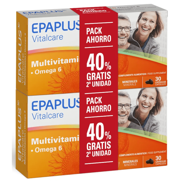 Buy Pack Duplo EpaPlus Vitalcare Omega 30 Capsules
