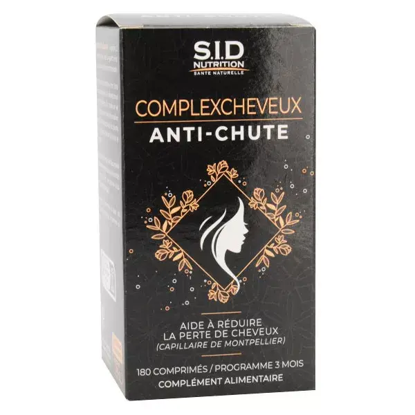 SID Nutrition Beauté Complexe Cheveux Anti-Chute 180 comprimés