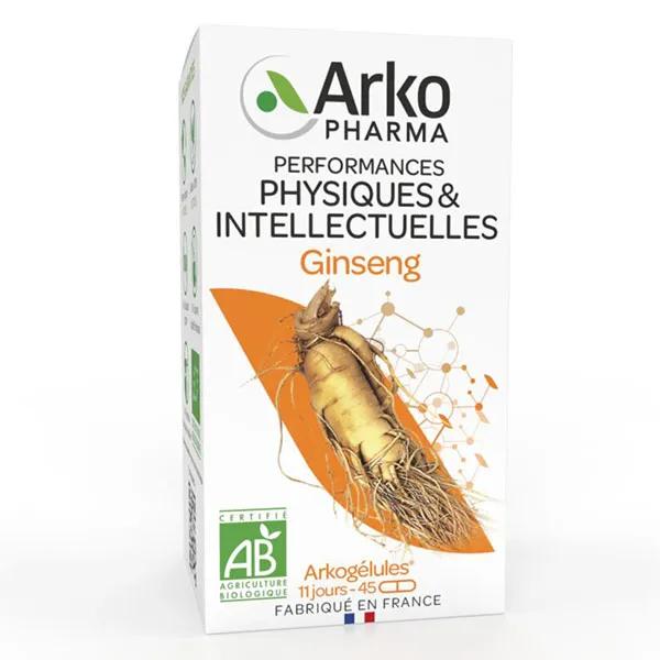Arkopharma Arkogélules Ginseng Bio 45 cápsulas