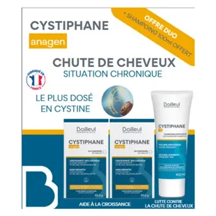 Cystiphane Anagen Anti Hair Loss 2 x 90 compresse + Shampoo da 100 ml in omaggio