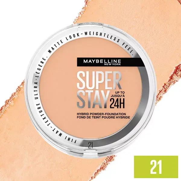 Maybelline New York Superstay 24h Hybrid Powder Foundation No. 21 9g