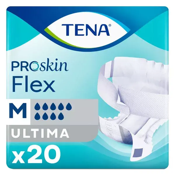 TENA Proskin Flex Change Avec Ceinture Ultima Taille M 20 unités