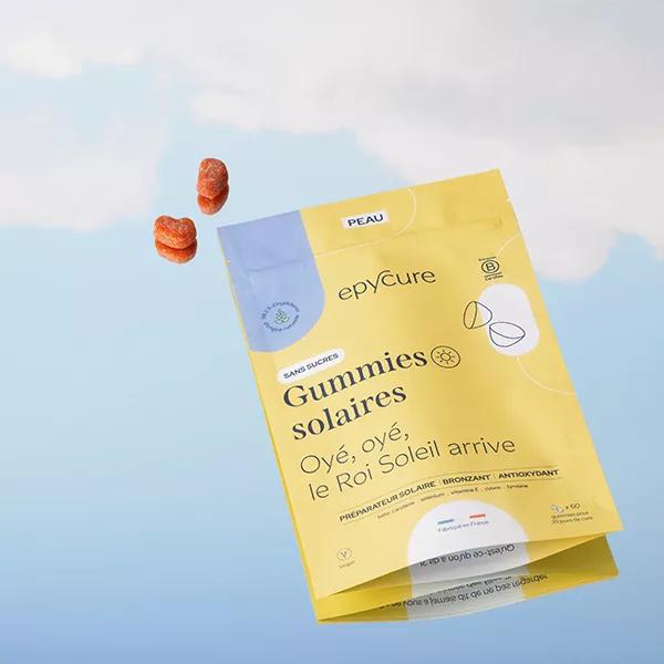Epycure Solar Gummies Preparan y Protegen la Piel y Potencian el Bronceado x60