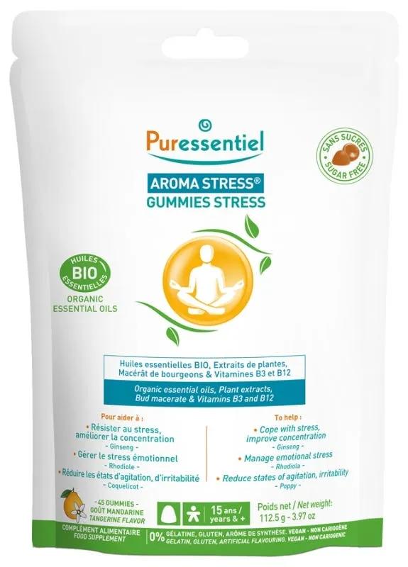 Puressentiel Aroma Stress Integratore Anti-Stress 45 Pastiglie Gommose