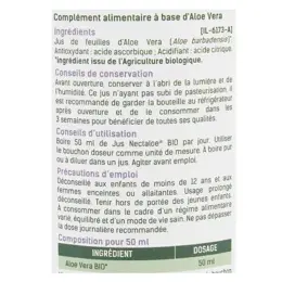 Santé Verte Nectaloe Jus d'Aloé Vera Bio 1L