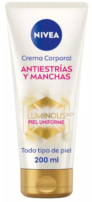 Nivea Luminous 630 Anti-Dehnungsstreifen und Flecken Körpercreme 200 ml