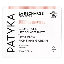 Patyka Lift Essentiel Crème Riche Lift-Éclat Fermeté Recharge Bio 50ml