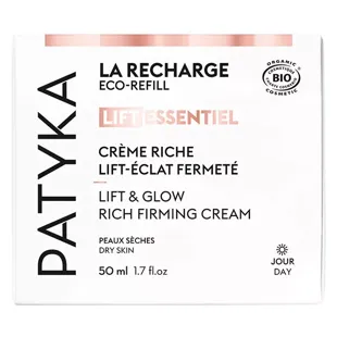 Patyka Lift Essentiel Crema Riche Lift-Luminosità Rassodamento Ricarica Bio 50ml