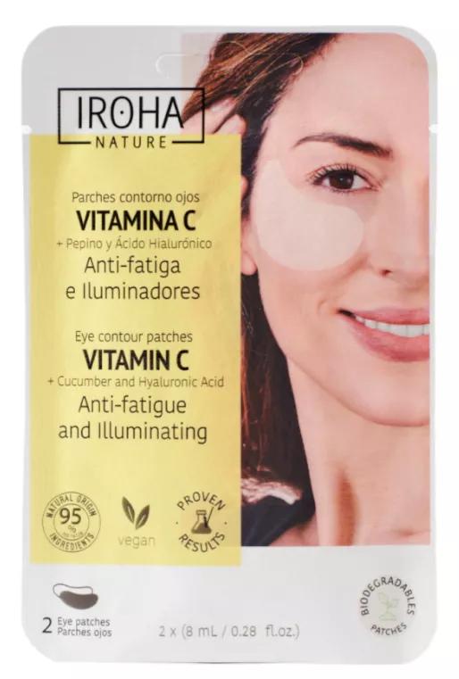 Iroha Nature Parches Ojos Antifatiga Vitamina C 1 Par