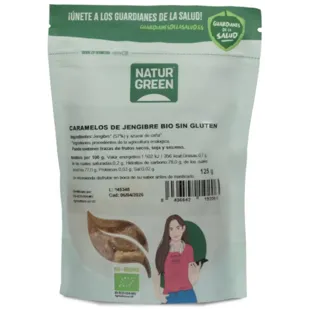 NaturGreen Ginger Candies 125g