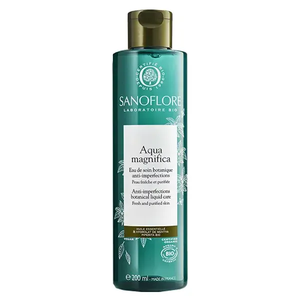 Sanoflore Aqua Magnifica Essence Botanique Visage Anti-Imperfections Bio 200ml