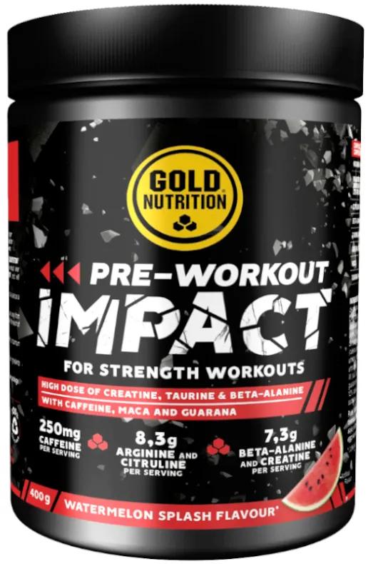 GoldNutrition Pre-workout Impact Watermeloen 400 gr