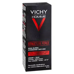 Vichy Homme Structure Force Soin Global Hydratant Anti-Âge 50ml