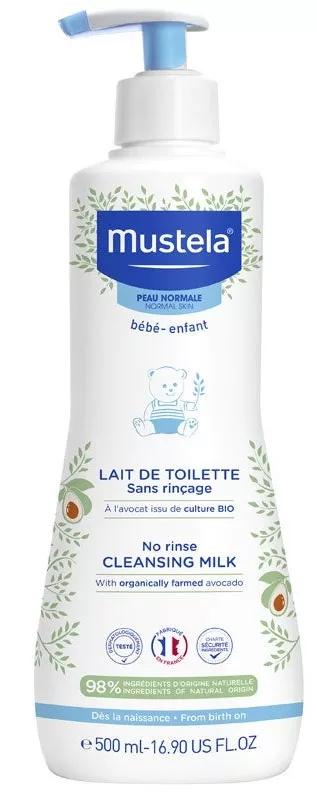 Mustela Reinigungsmilchlotion ohne Abspülen, 500 ml