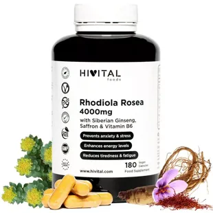 Hivital Rhodiola Rosea 4000 mg 180 Capsules