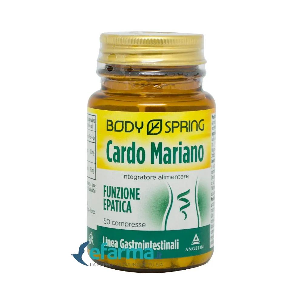 Body Spring Cardo Mariano Integratore Benessere Epatico 50 Compresse