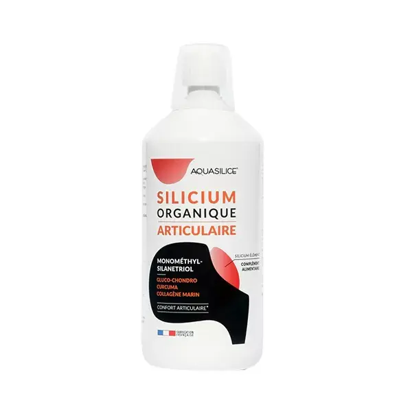Aquasilice Silicium Organique Articulaire MonoMéthyl-Silanetriol Integratore Alimentare 1L