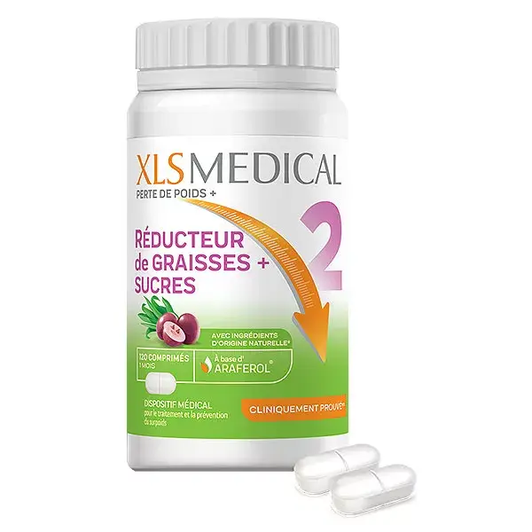 XLS Medical Fat and Sugar Reducer Weight Loss 120 Tablets