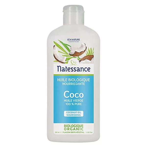 Natessance Organic Coconut Oil 100% Pure 250ml