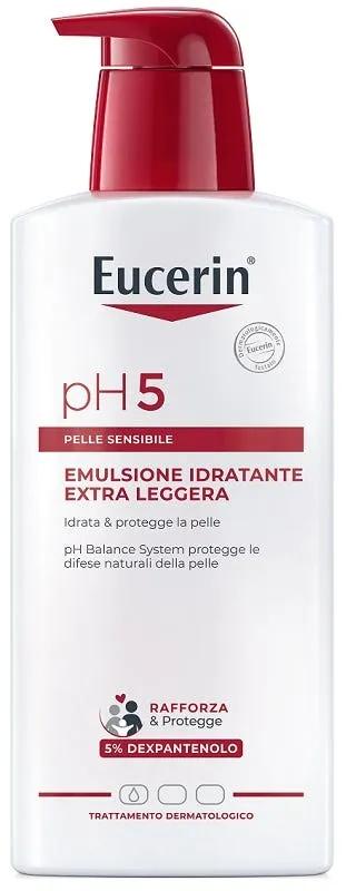 Eucerin pH5 Emulsione Idratante Extra Leggera Pelle Secca e Sensibile Corpo 400 ml