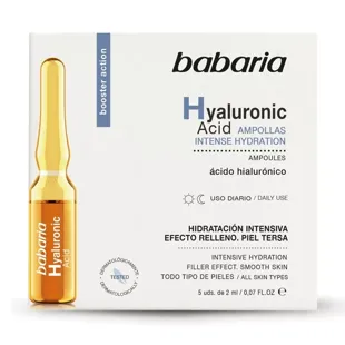 Babaria Hyaluronic Acid Facial Ampoules 5Uds of 2ml