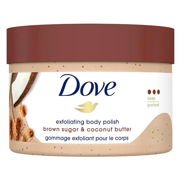 Dove Gommage Corps Intense au sucre brun et beurre de noix de coco